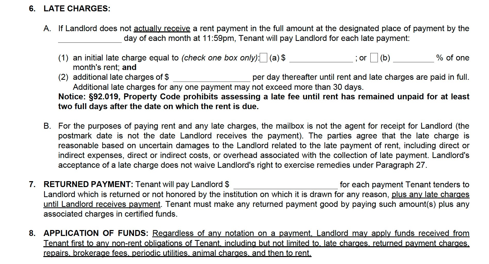 Tenant Questions About Late Fees And Non-sufficient Funds (NSF) Fees ...